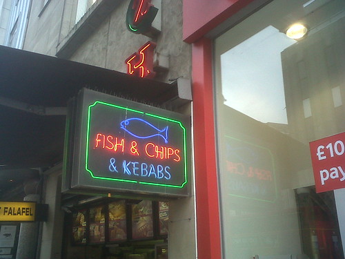 Fish and chips and kebabs