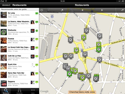 DisMoiOu TellMeWhere List